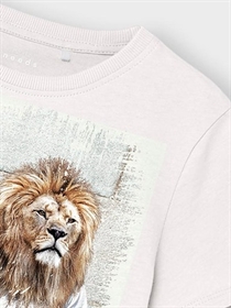 NAME IT Printet T-shirt Voto White Alysssum